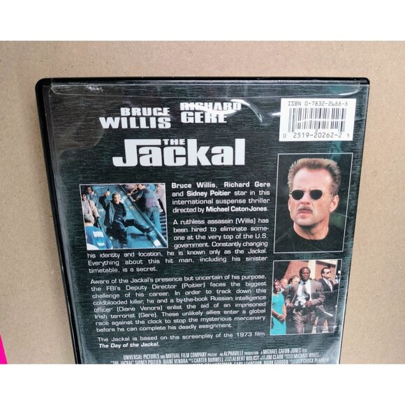 The Jackal DVD Collector Edition Widescreen Bruce Willis Richard Gere 1997 Movie - Picture 10 of 15